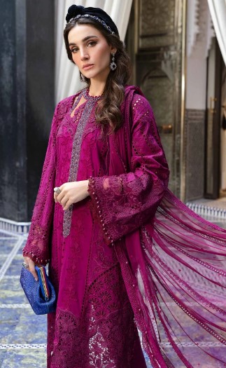 Premium Designer Lawn Suit with Net Dupatta – Perfect for Festive Wear