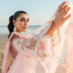 "Stylish Qalamkar Alara Dress - Summer Collection 2025"