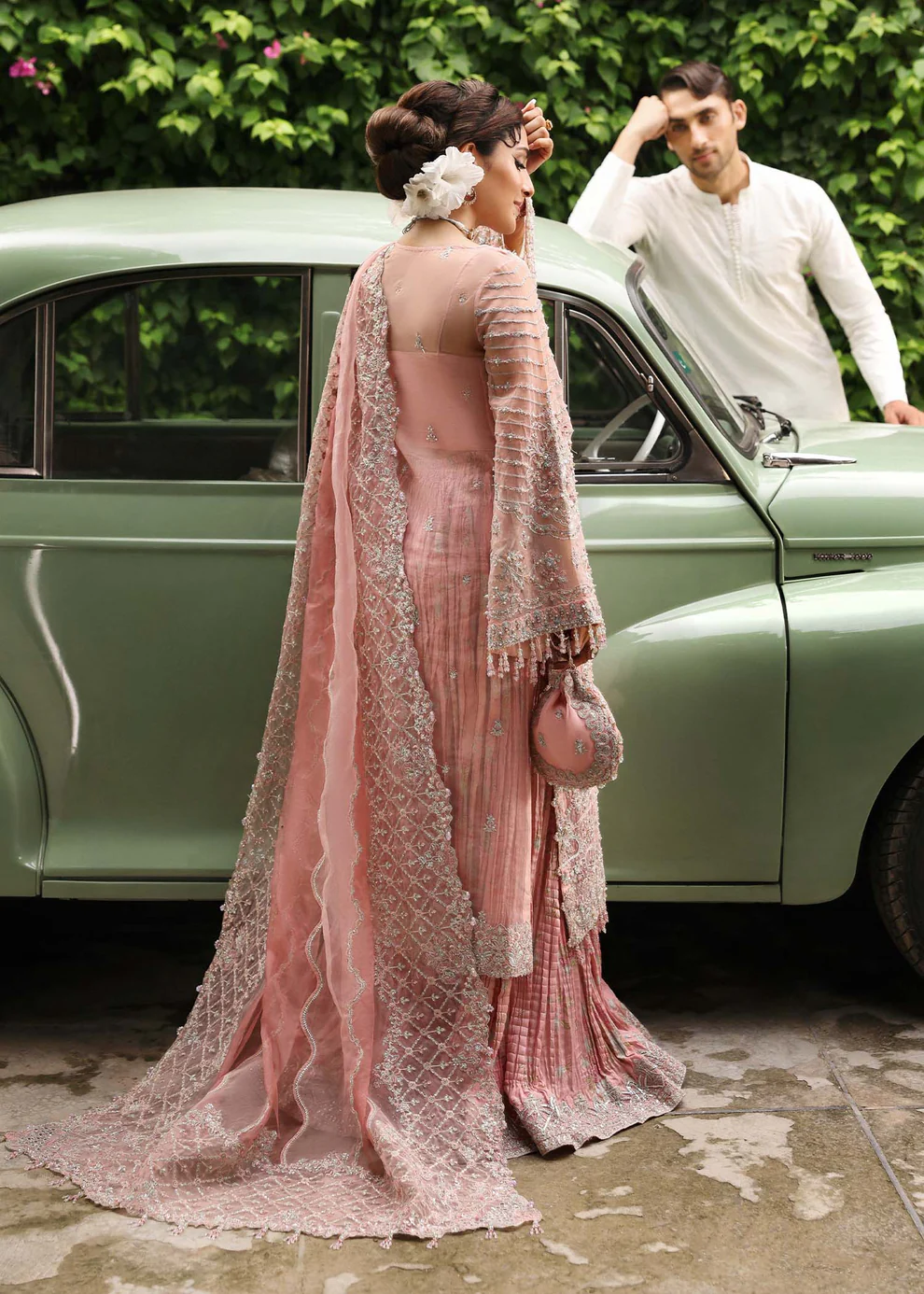 fancy soft pink dress online