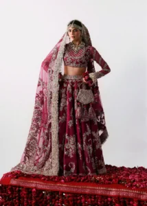 Buy Affordable bridal lehenga online at Mashaim